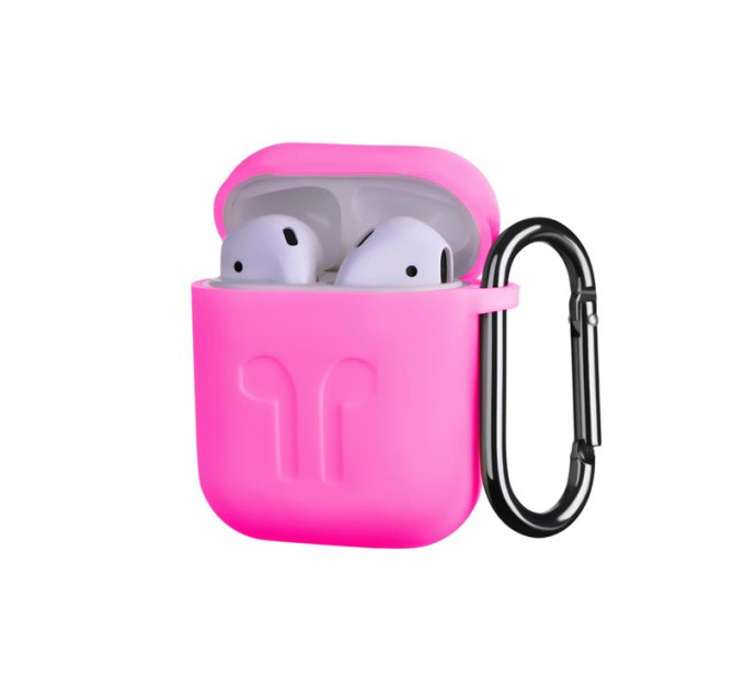 2E Mobile аccessories Чохол 2Е для AirPods (Gen 1-2, 2016-2019), Pure Color Silicone Imprint (1.5mm), червоний