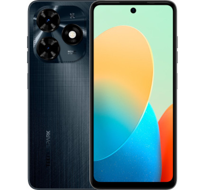 Мобільний телефон Tecno Spark 20C 4/128Gb Gravity Black (4894947011740)