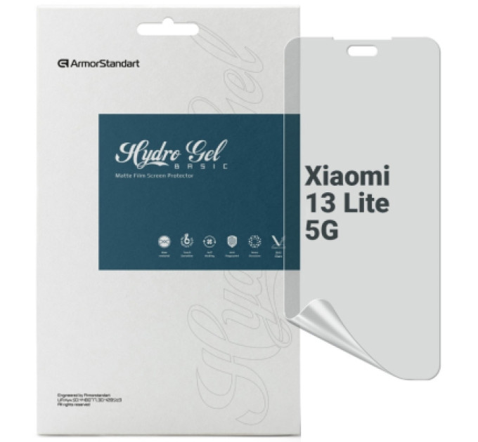 Armorstandart Плівка захисна Armorstandart Matte Xiaomi 13 Lite 5G (ARM66576)