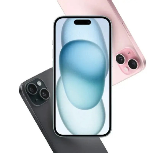 Apple Мобільний телефон Apple iPhone 15 128Gb Blue (REF B) BREEZY (2BMTP43)