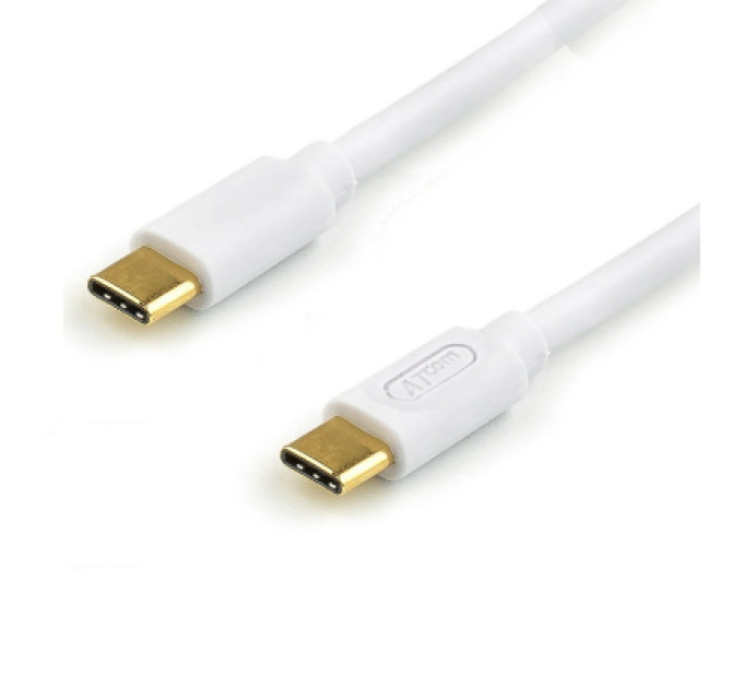 Atcom Дата кабель USB-C to USB-C 5.0m 30W 1.5A QC 3.0 white Atcom (AT-C50)