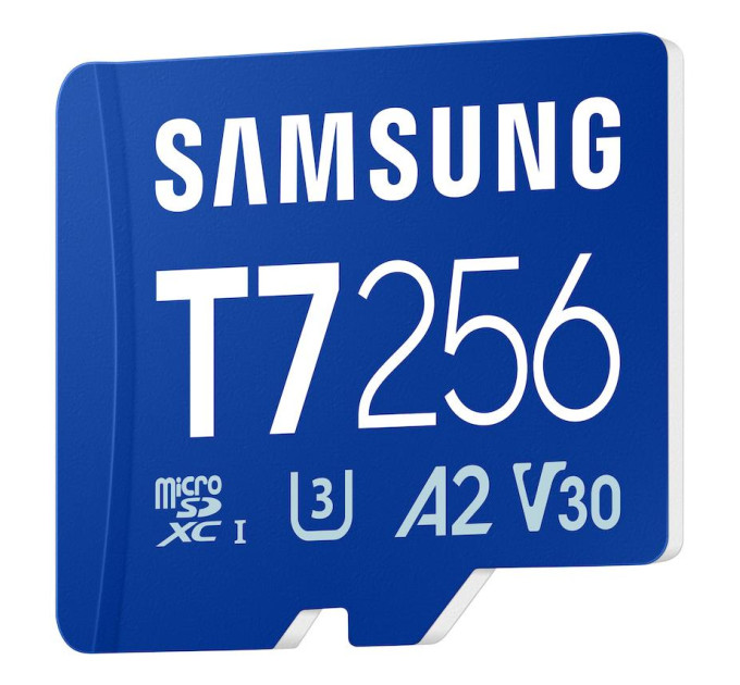 Samsung Карта пам’яті SAMSUNG MICRO SDXC T7 256GB, U3, V30, A2 до 170 Мб/с