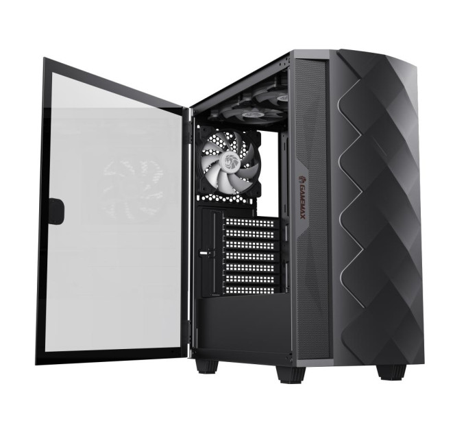 Gamemax Корпус для комп'ютера ATX W/O PSU DIAMOND CP BK GAMEMAX
