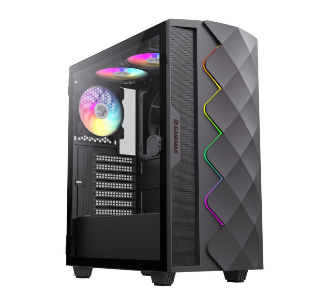 Gamemax Корпус для комп'ютера ATX W/O PSU DIAMOND CP BK GAMEMAX