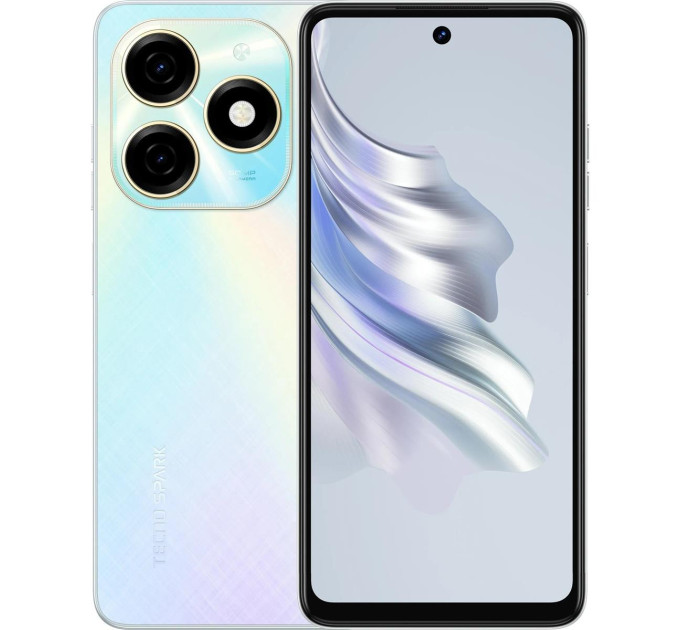 Смартфон Tecno Spark 20 (KJ5n) 8/256GB Dual Sim Cyber White (4894947013539)