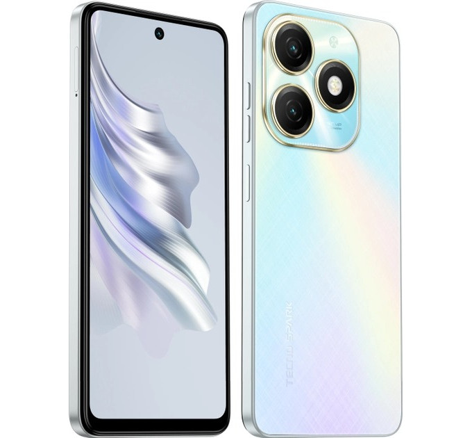 Смартфон Tecno Spark 20 (KJ5n) 8/256GB Dual Sim Cyber White (4894947013539)