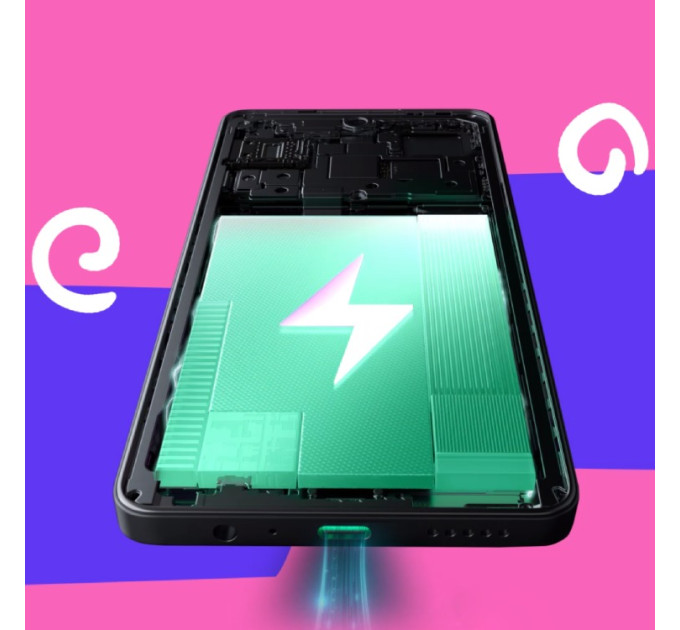 Смартфон Tecno Spark 20C (BG7n) 4/128GB Dual Sim Mystery White (4894947011757)
