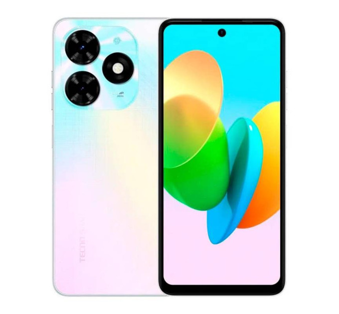 Смартфон Tecno Spark 20C (BG7n) 4/128GB Dual Sim Mystery White (4894947011757)