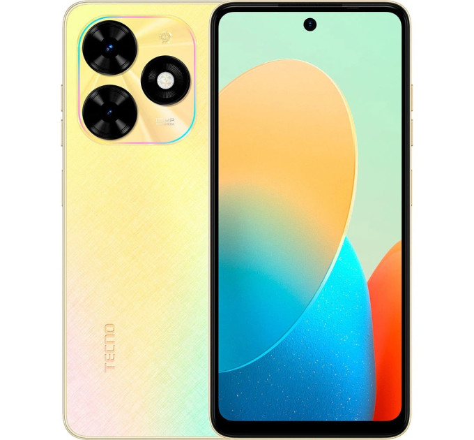 Смартфон Tecno Spark Go 2024 (BG6) 4/128GB Dual Sim Alpenglow Gold (4894947018091)