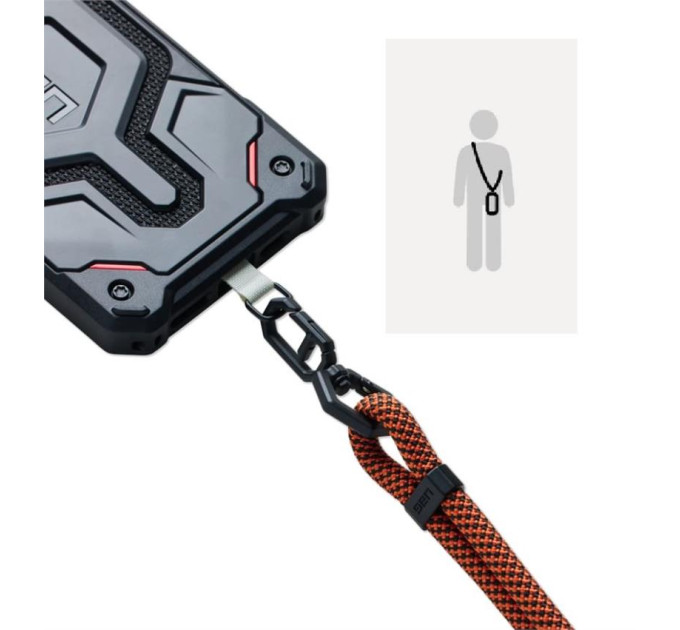 UAG Ремінець через плече UAG для смартфона Civilian(7мм), Rust/Black