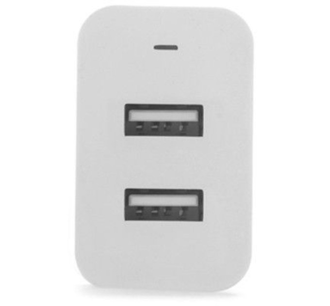ColorWay Зарядний пристрій ColorWay 2USB AUTO ID 4.8A (24W) (CW-CHS016-WT)