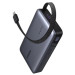 Ugreen Батарея універсальна Ugreen 20000 mAh 67W Cable Space gray (U_55996B)
