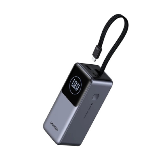 Ugreen Батарея універсальна Ugreen 20000 mAh 130W Cable Space gray (U_55365B)
