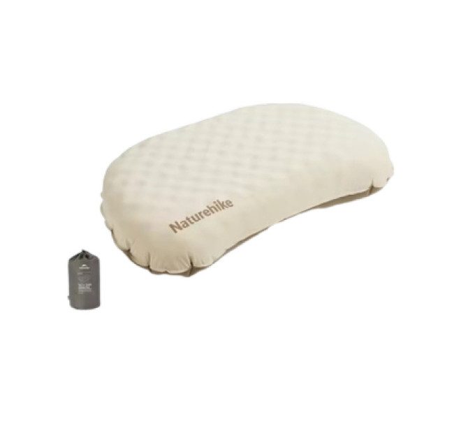 Naturehike Туристична подушка Naturehike ультралегка CNK2300DZ024, 66х36 см, бежева (6976507663298)