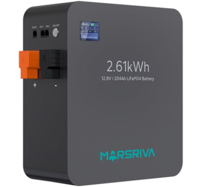 Marsriva Батарея LiFePo4 Marsriva 12.8V 204Ah 2.61kWh (MR-LFP12-200-WMD)