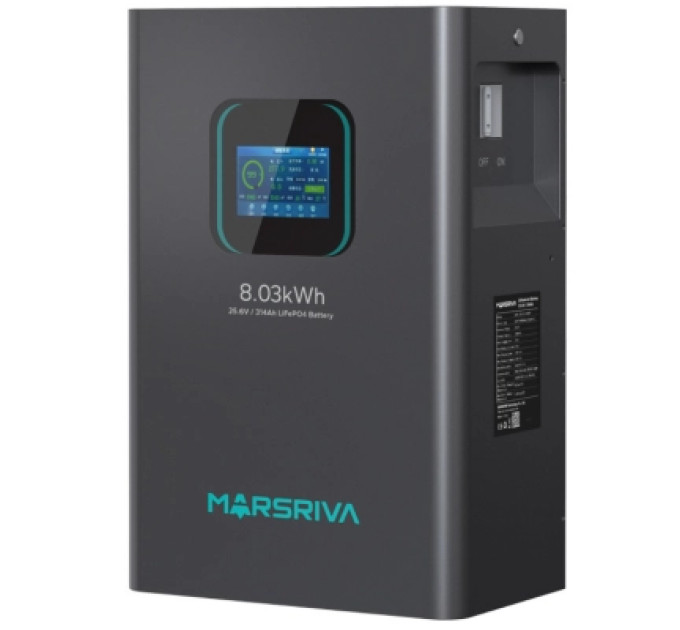 Marsriva Батарея LiFePo4 Marsriva 25.6V 314Ah 8.03kWh (MR-LBP24-314-WMT)