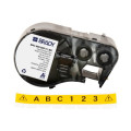 Brady Стрічка для принтера етикеток Brady M4C-500-595-YL-BK, всепогодна, безперервна стрічка, 12.70 mm × 7.62 m, black on yellow, вініл (170820)