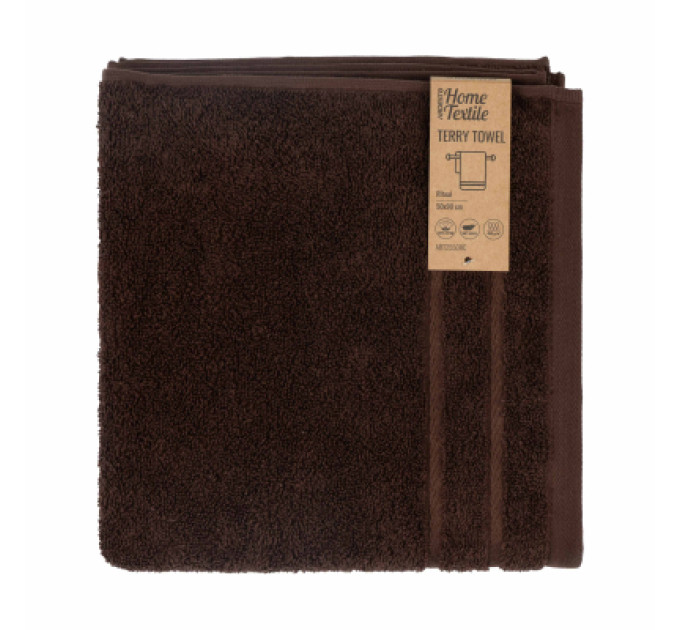 Ardesto Рушник Ardesto махровий Ritual 100% бавовна 50 х 90 см, коричневий (ART2550RC)
