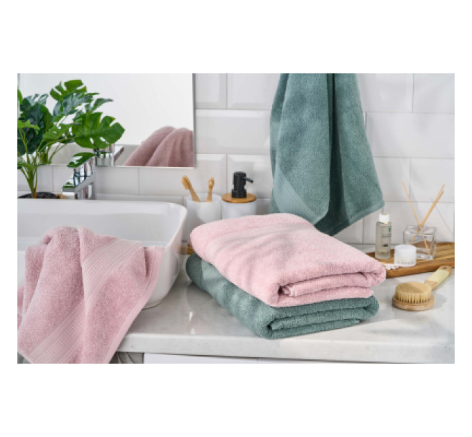 Ardesto Рушник Ardesto махровий SuperSoft 100% бавовна 50 х 90 см, рожевий (ART2250SCP)