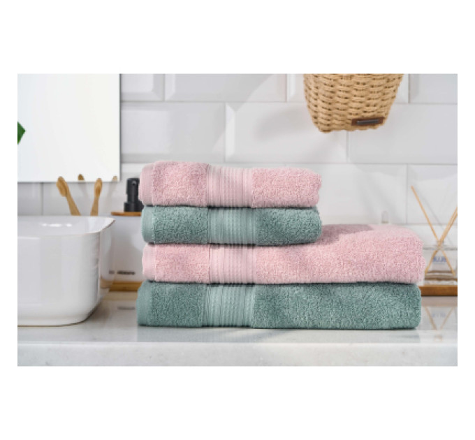 Ardesto Рушник Ardesto махровий SuperSoft 100% бавовна 50 х 90 см, рожевий (ART2250SCP)