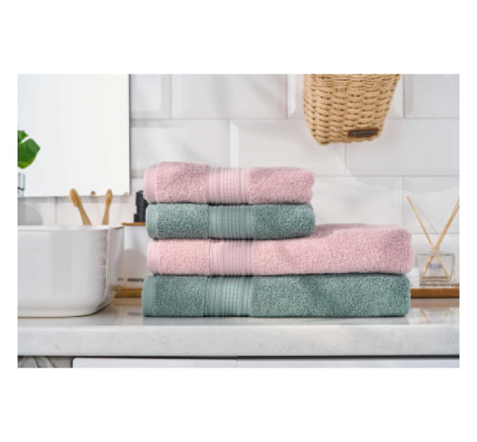 Ardesto Рушник Ardesto махровий SuperSoft 100% бавовна 50 х 90 см, рожевий (ART2250SCP)