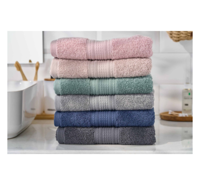 Ardesto Рушник Ardesto махровий SuperSoft 100% бавовна 50 х 90 см, рожевий (ART2250SCP)