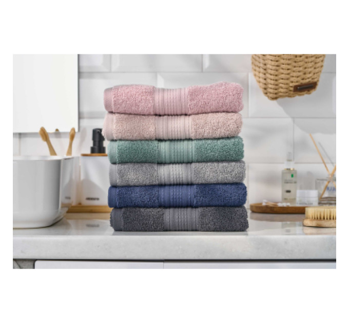 Ardesto Рушник Ardesto махровий SuperSoft 100% бавовна 50 х 90 см, сірий (ART2250SLP)