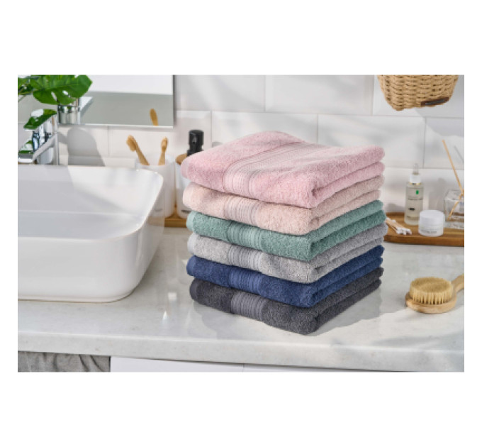Ardesto Рушник Ardesto махровий SuperSoft 100% бавовна 50 х 90 см, сірий (ART2250SLP)