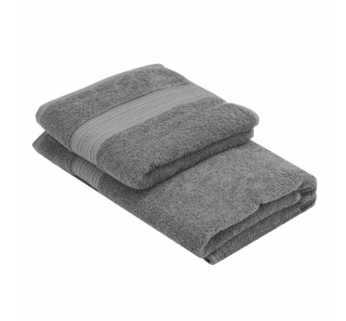 Ardesto Рушник Ardesto махровий SuperSoft 100% бавовна 50 х 90 см, сірий (ART2250SLP)