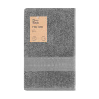 Рушник Ardesto махровий SuperSoft 100% бавовна 70 х 140 см, сірий (ART2270SLP)