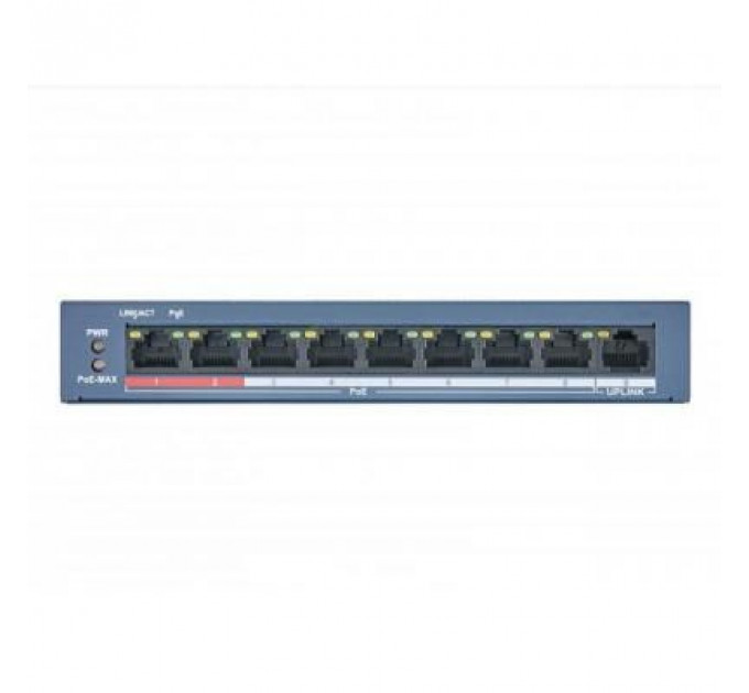 Комутатор мережевий Hikvision DS-3E0109P-E/M(B)