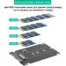 Dynamode Конвертор Dynamode 2.5'' SATA to M.2 (NGFF) SSD 22*30mm, 22*42mm, 22*60mm, 22*80mm (S103-1N-P)