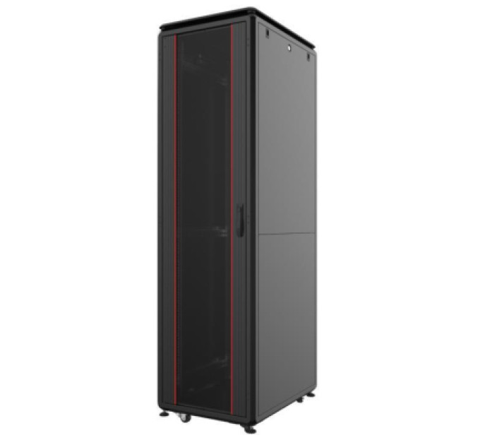 Mirsan Шафа напольна Mirsan 26U GTV 19" 600x1000, glass door (MR.GTV26U61DE.01)