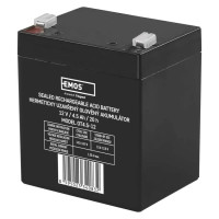 Батарея до ДБЖ EMOS B9653 AGM 12V 4.5Ah fast 4,7mm (B9653)