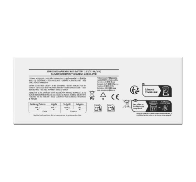 EMOS Батарея до ДБЖ EMOS B9672 AGM 12V 2,2Ah fast 4,7mm (B9672)