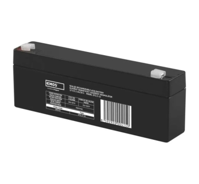 EMOS Батарея до ДБЖ EMOS B9672 AGM 12V 2,2Ah fast 4,7mm (B9672)