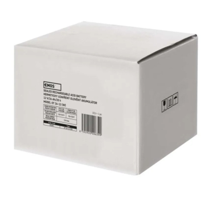 EMOS Батарея до ДБЖ EMOS B9683 12V 26Ah AGM L2 (B9683)