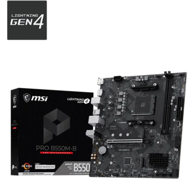 MSI Материнська плата MSI PRO B550M-B
