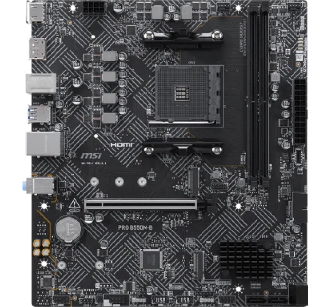 MSI Материнська плата MSI PRO B550M-B
