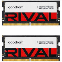 Модуль пам`ятi SO-DIMM DDR5 2x32GB/5600 Goodram Rival (GGEES5-56L40/64GDC)