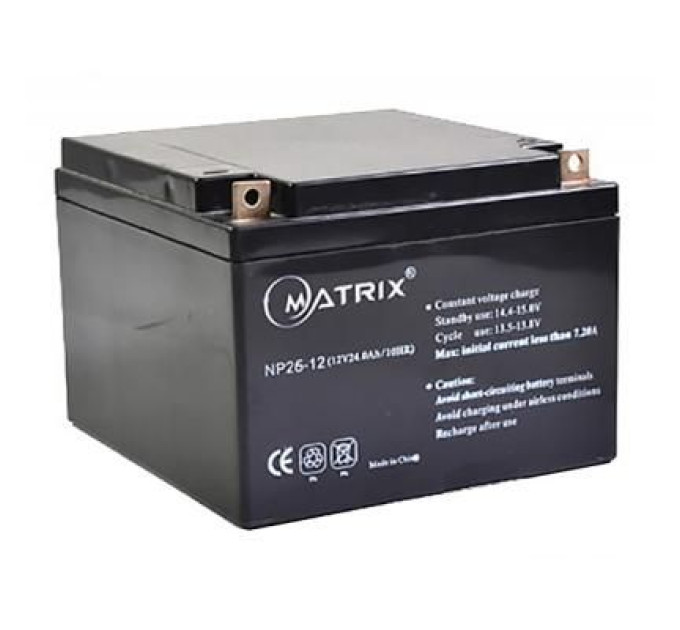 Matrix Батарея до ДБЖ Matrix 12V 26AH (NP26-12)