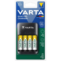Зарядний пристрій для акумуляторів Varta Value USB Quattro Charger + 4шт. AA 2100 mAh (57652101451)