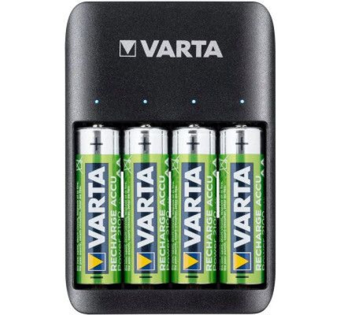 Varta Зарядний пристрій для акумуляторів Varta Value USB Quattro Charger + 4шт. AA 2100 mAh (57652101451)