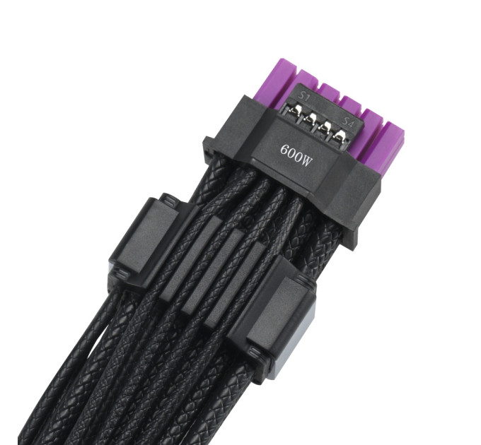 ASUS Кабель для відеокарти Asus ROG Equalizer 12V-2x6 ATX 3.1 & PCIe 5.1 Black (90YE00BN-B0QA00)