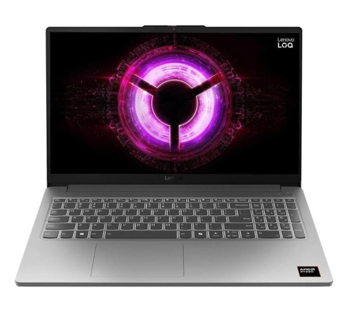 Lenovo computers Ноутбук Lenovo LOQ-15ARP10E 15.6" FHD IPS AG, AMD R5-150, 16GB, F512GB, NVD3050-6, DOS, сірий