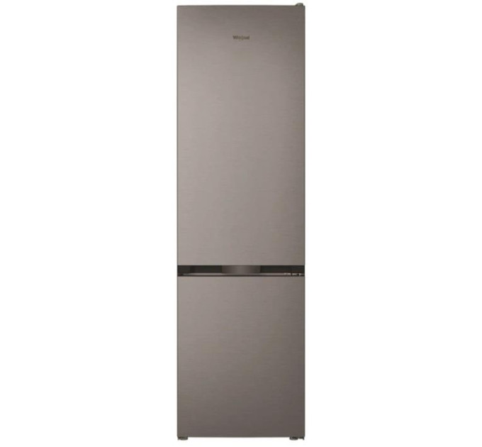 Whirlpool Холодильник Whirlpool з нижн. мороз., 203.5x59.5х67.3, холод.відд.-297л, мороз.відд.-118л, 2дв., C, NF, інв., сріблястий