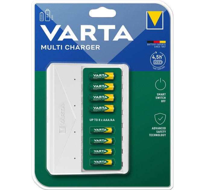 Varta Batteries Зарядний пристрій Varta Multi Charger АА/АААх8