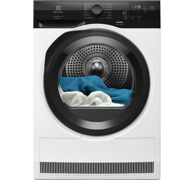 Electrolux HA Сушильна машина Electrolux тепловий насос, 9кг, А+++, 64см, дисплей, білий