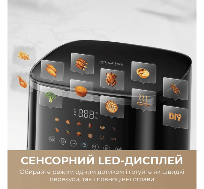 MOVA Мультипіч Mova AeroChef FD10 Pro Max Black (MOVA-FD10-PMAX-B)