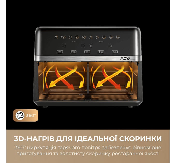 MOVA Мультипіч Mova AeroChef FD20s Pro Black (AF-5518ATB-S)